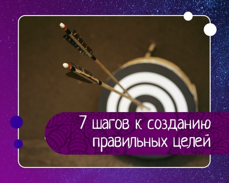 7 шагов к созданию мощных и вдохновляющих целей 7 шагов к созданию мощных и вдохновляющих целей